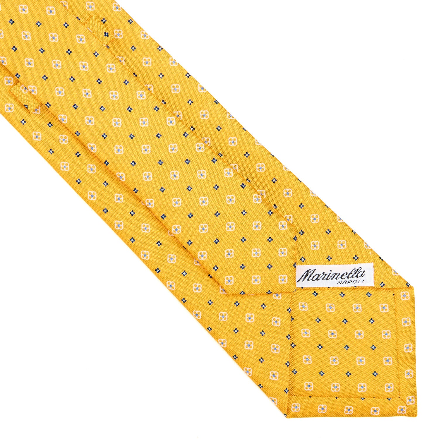 YELLOW CLASSIC SILK TIE - Image 4