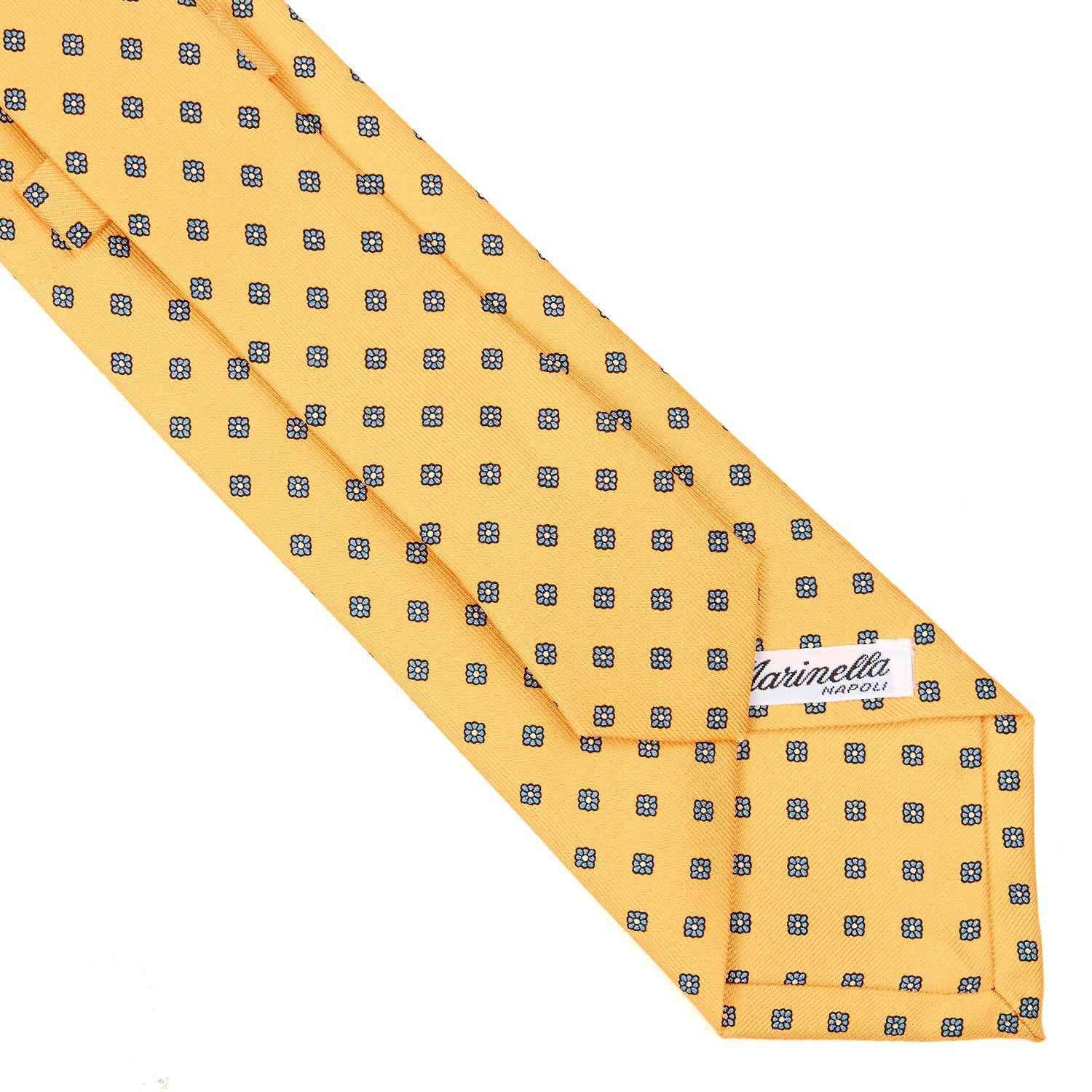 YELLOW CLASSIC SILK TIE - Image 4