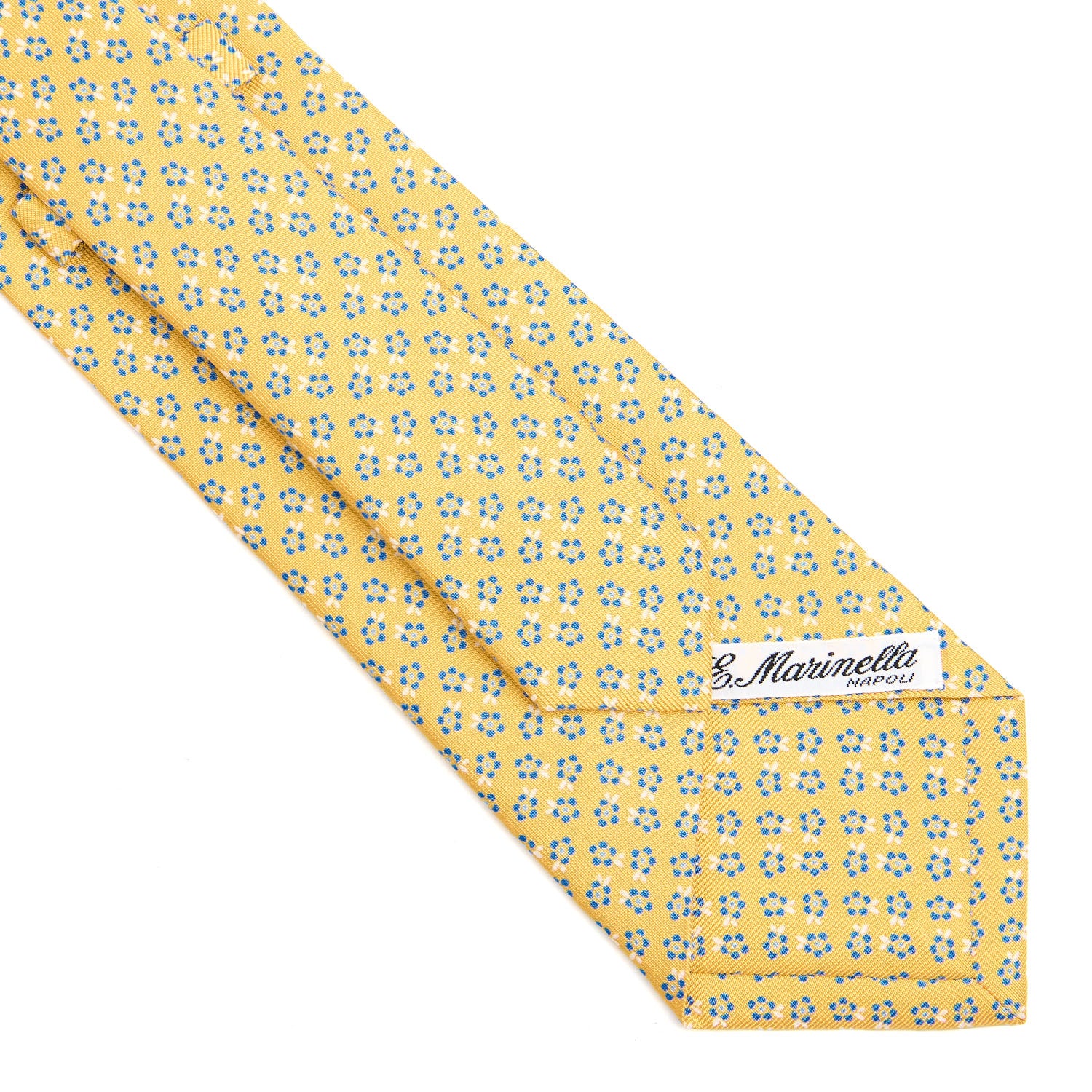 YELLOW CLASSIC SILK TIE - Image 4