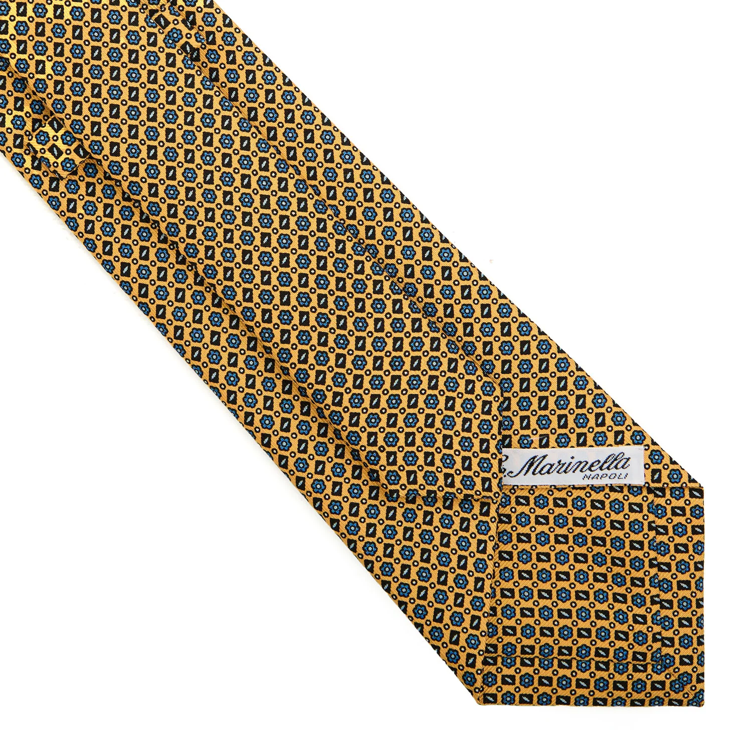 YELLOW CLASSIC SILK TIE - Image 4