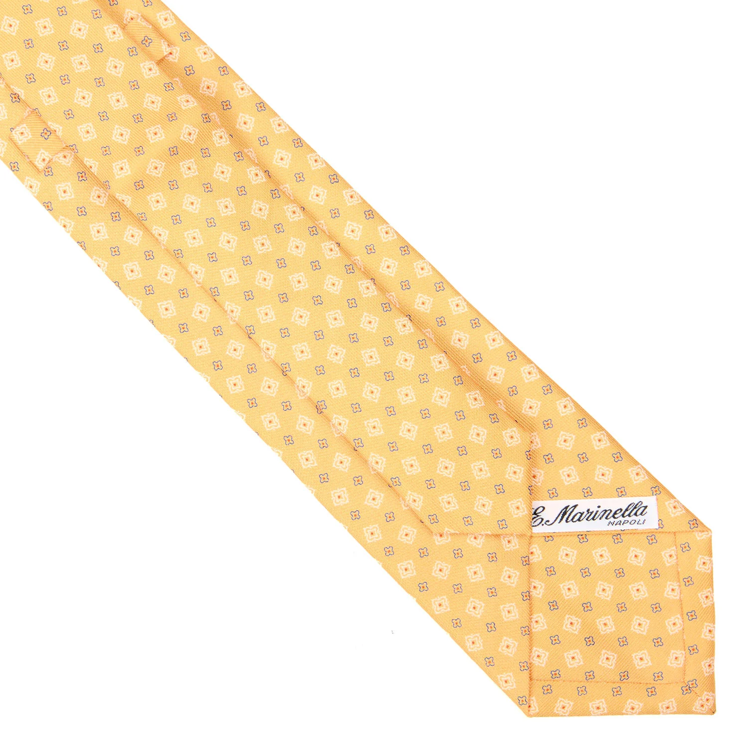 YELLOW EXTRA LONG SARTORIAL SILK TIE - Image 4