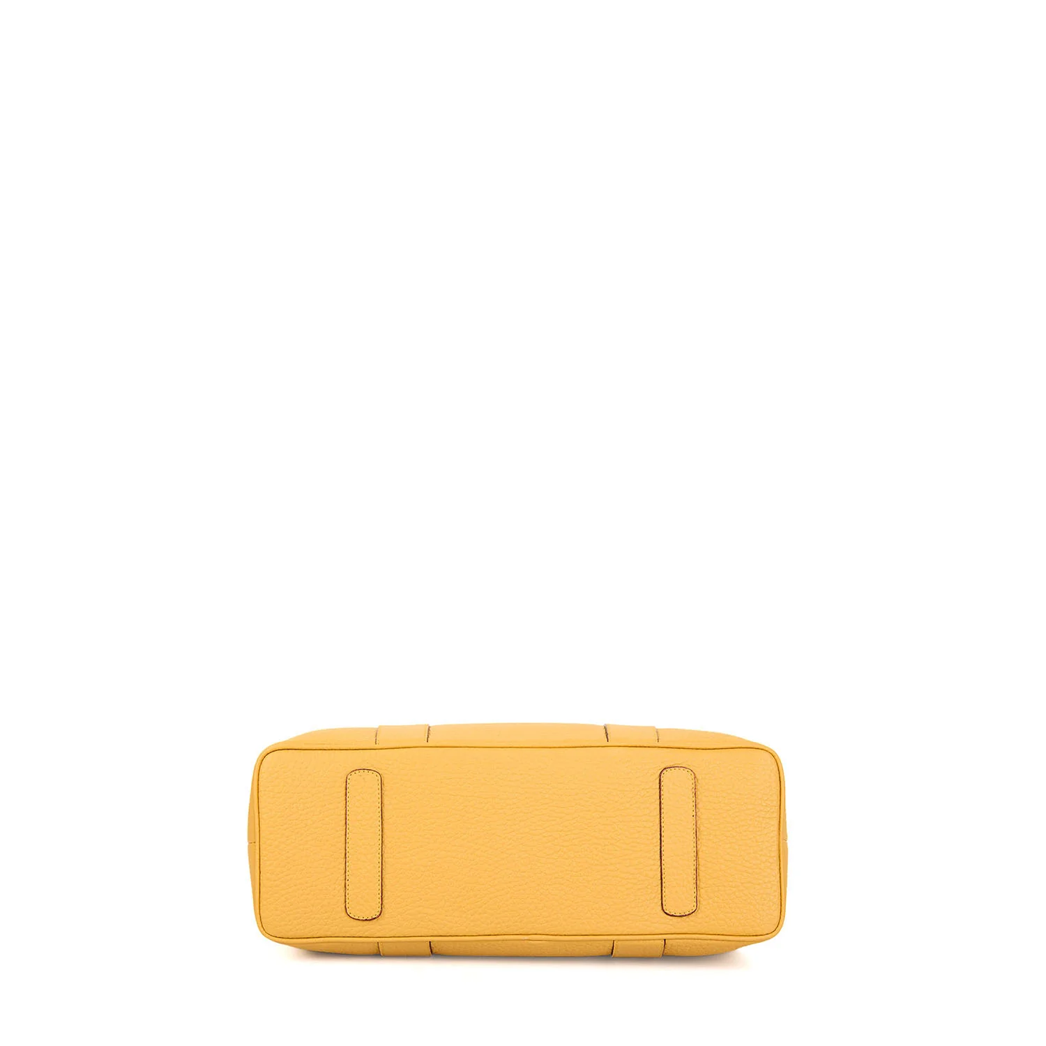 YELLOW MIDI TOTE BAG SIDE BUCKLES - Image 5