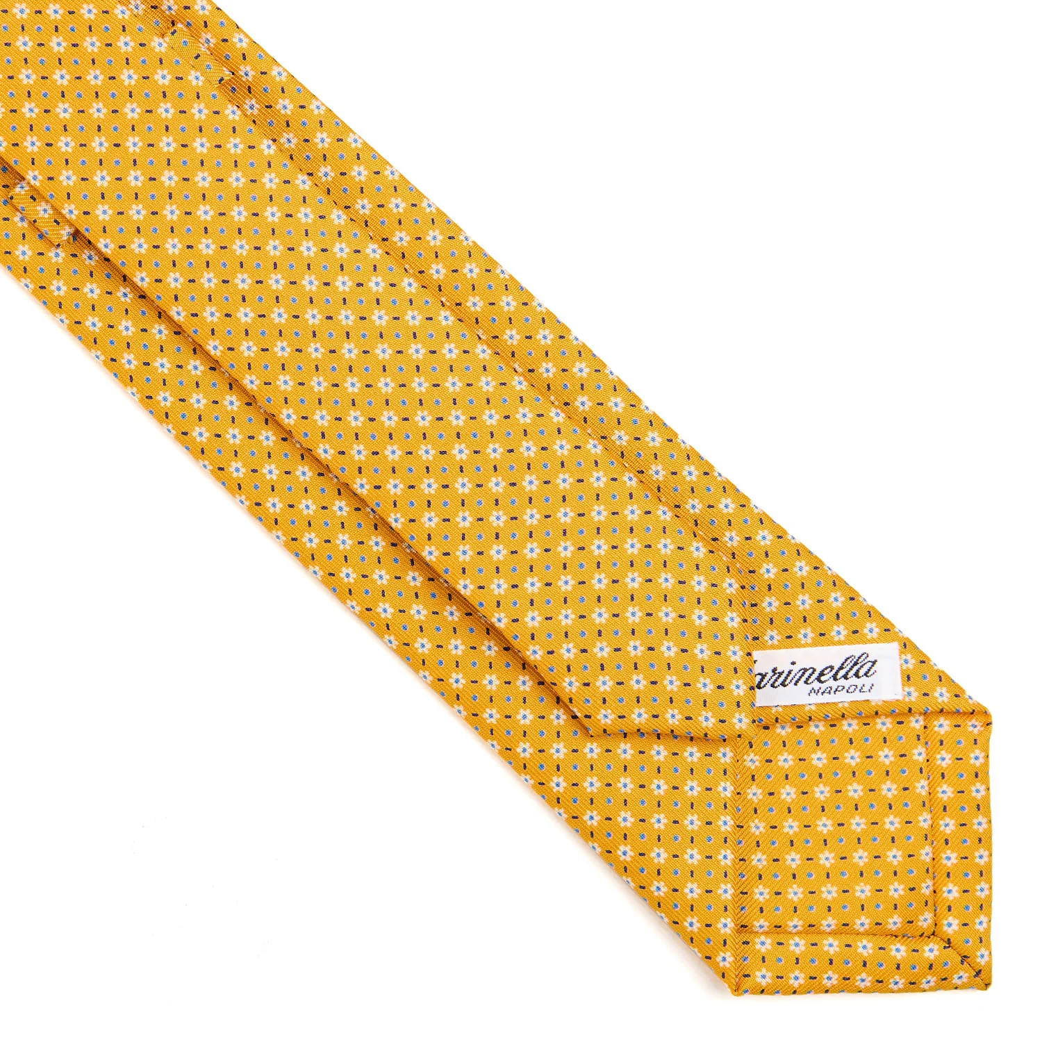 YELLOW SARTORIAL 7 CM SILK TIE - Image 3