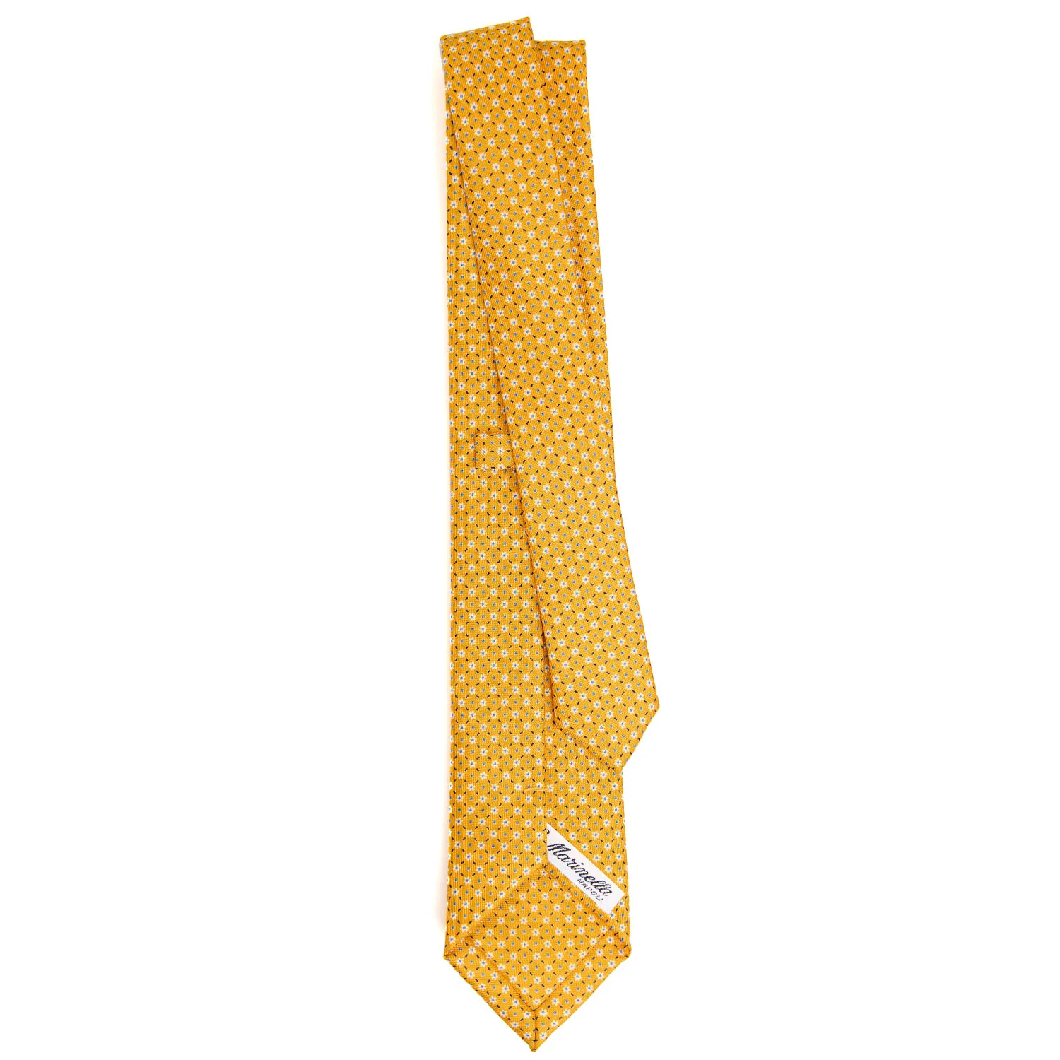 YELLOW SARTORIAL 7 CM SILK TIE - Image 4