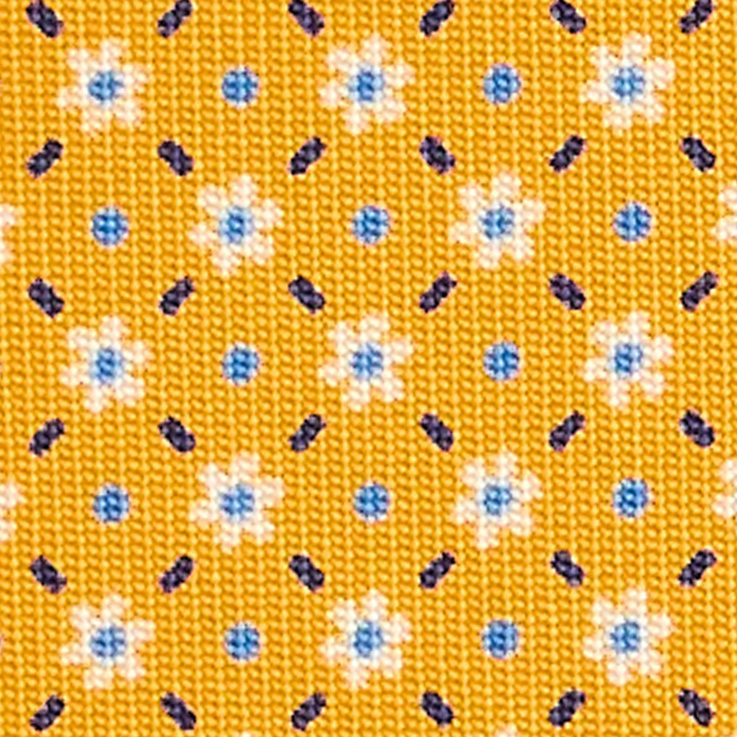 YELLOW SARTORIAL 7 CM SILK TIE - Image 5