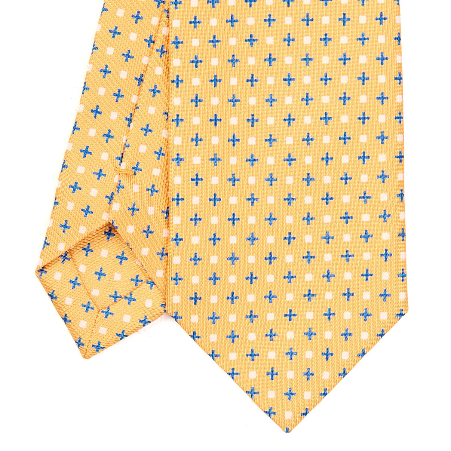 YELLOW SARTORIAL 7 CM SILK TIE