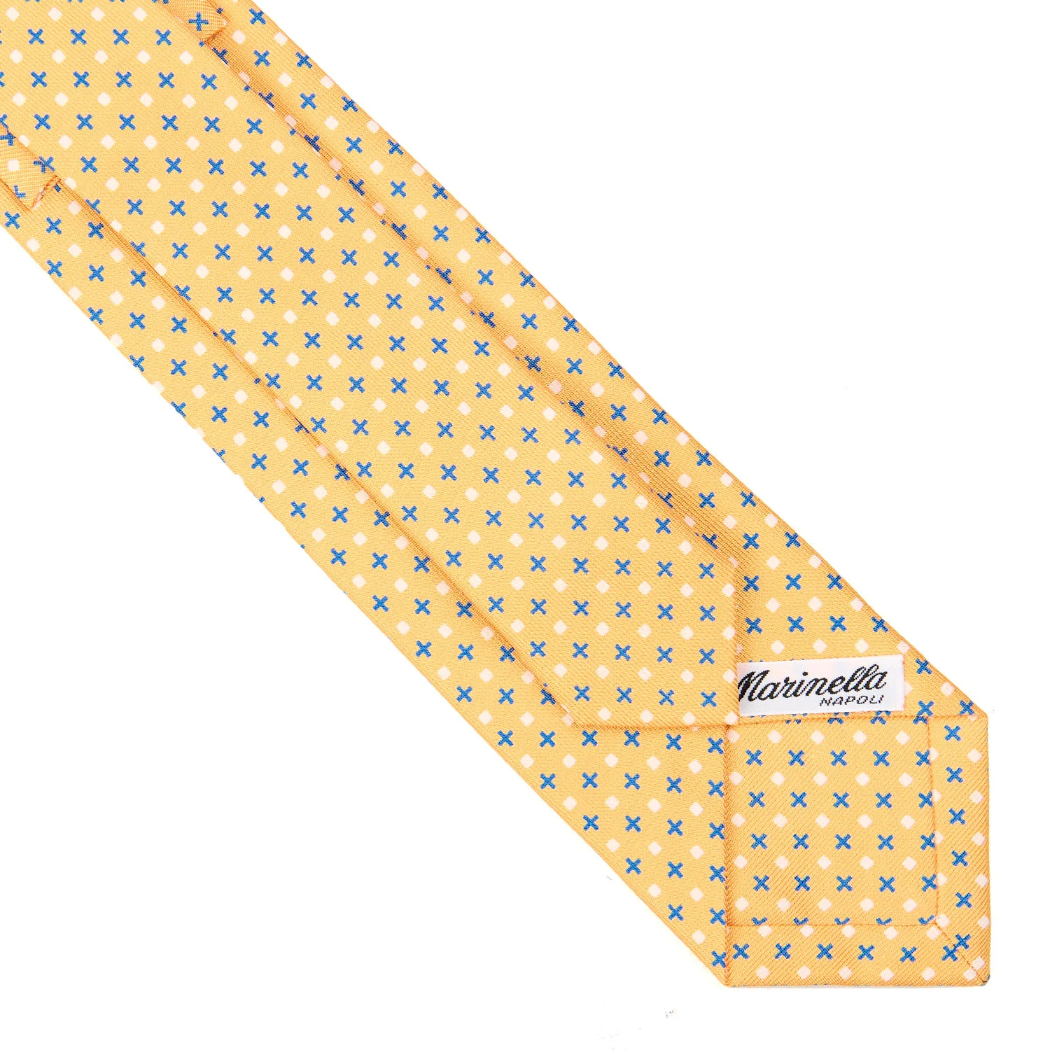 YELLOW SARTORIAL 7 CM SILK TIE - Image 4