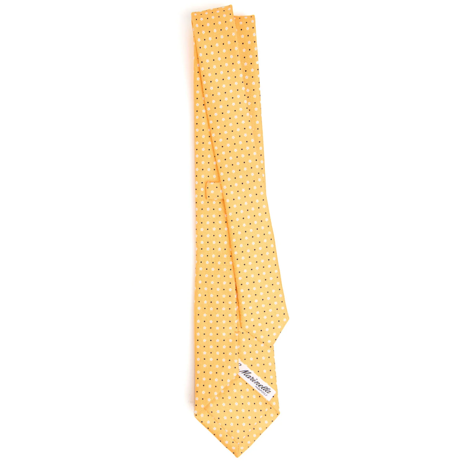 YELLOW SARTORIAL 7 CM SILK TIE - Image 3