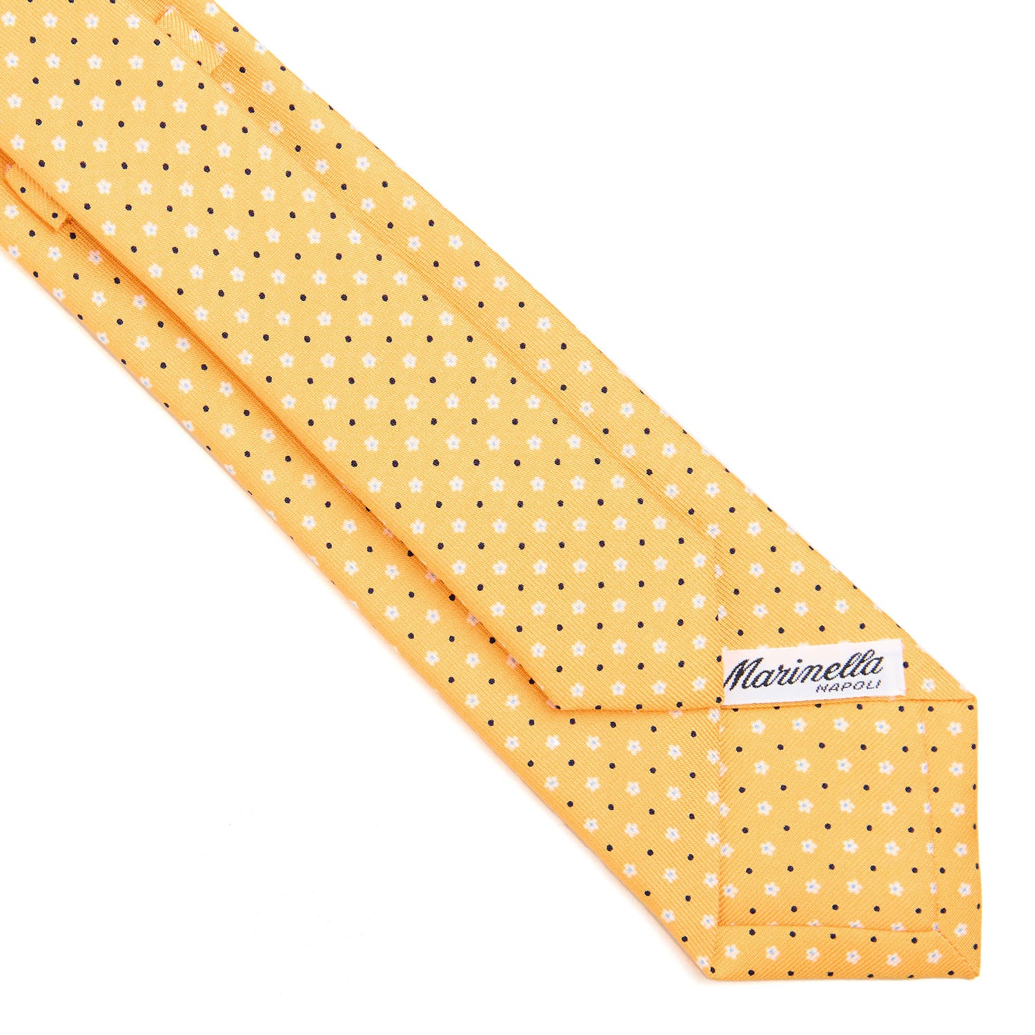 YELLOW SARTORIAL 7 CM SILK TIE - Image 4