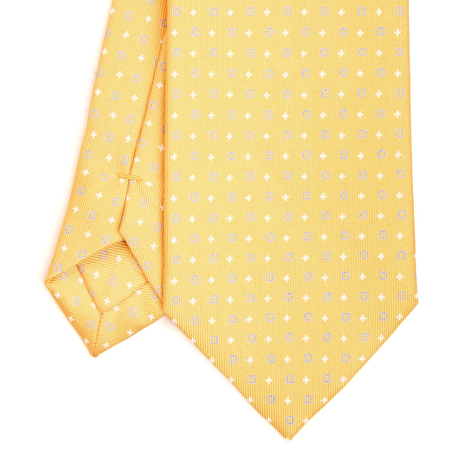 YELLOW SARTORIAL CLASSIC SILK TIE