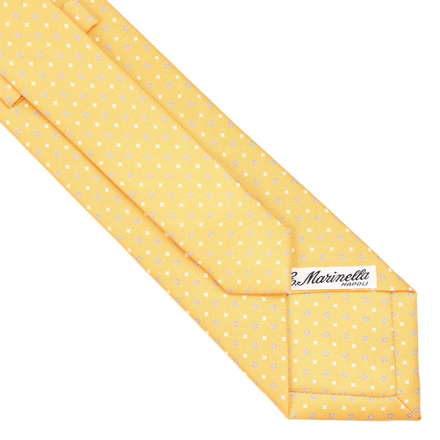YELLOW SARTORIAL CLASSIC SILK TIE - Image 4