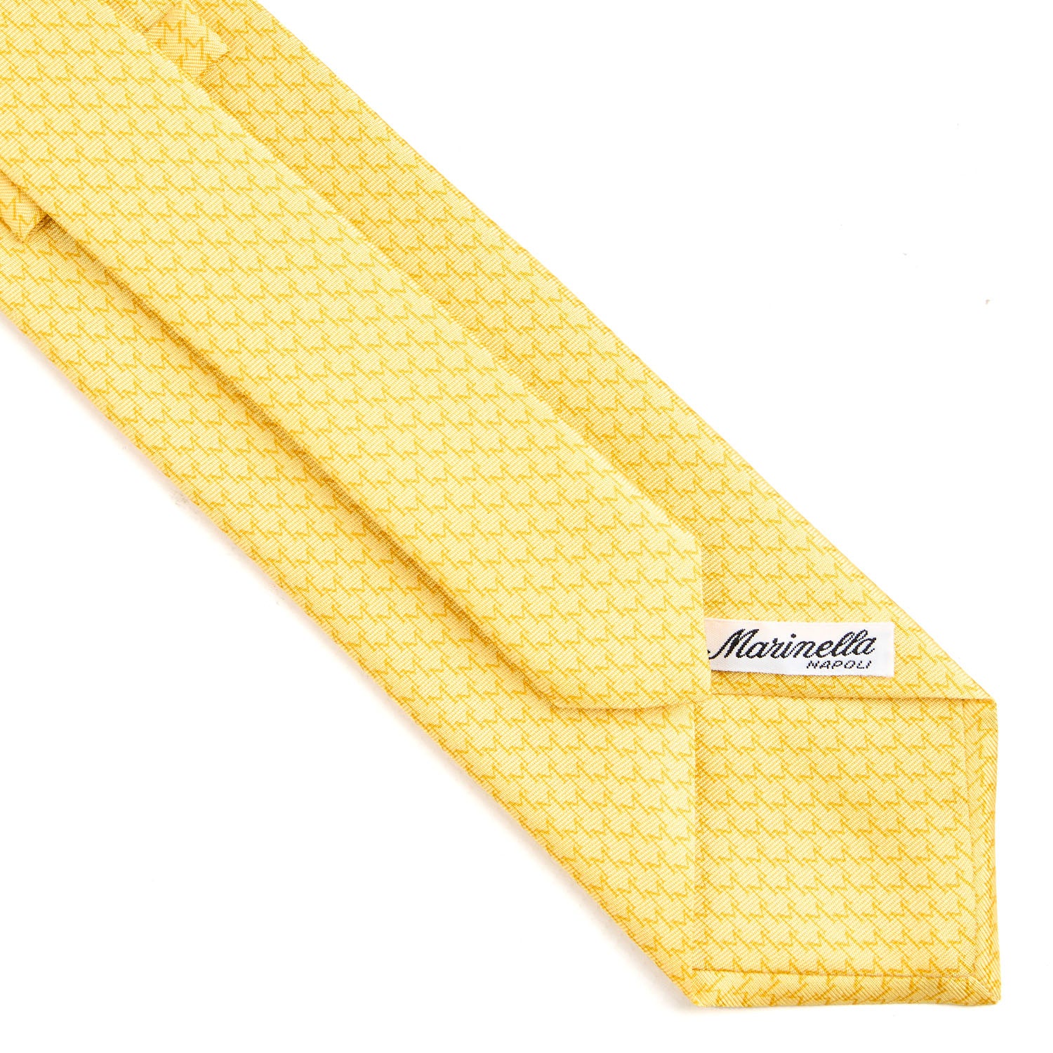 YELLOW SARTORIAL CLASSIC SILK TIE - Image 4