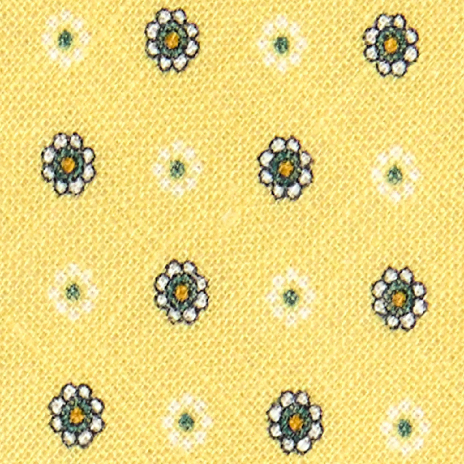 YELLOW SARTORIAL LINEN TIE - Image 5
