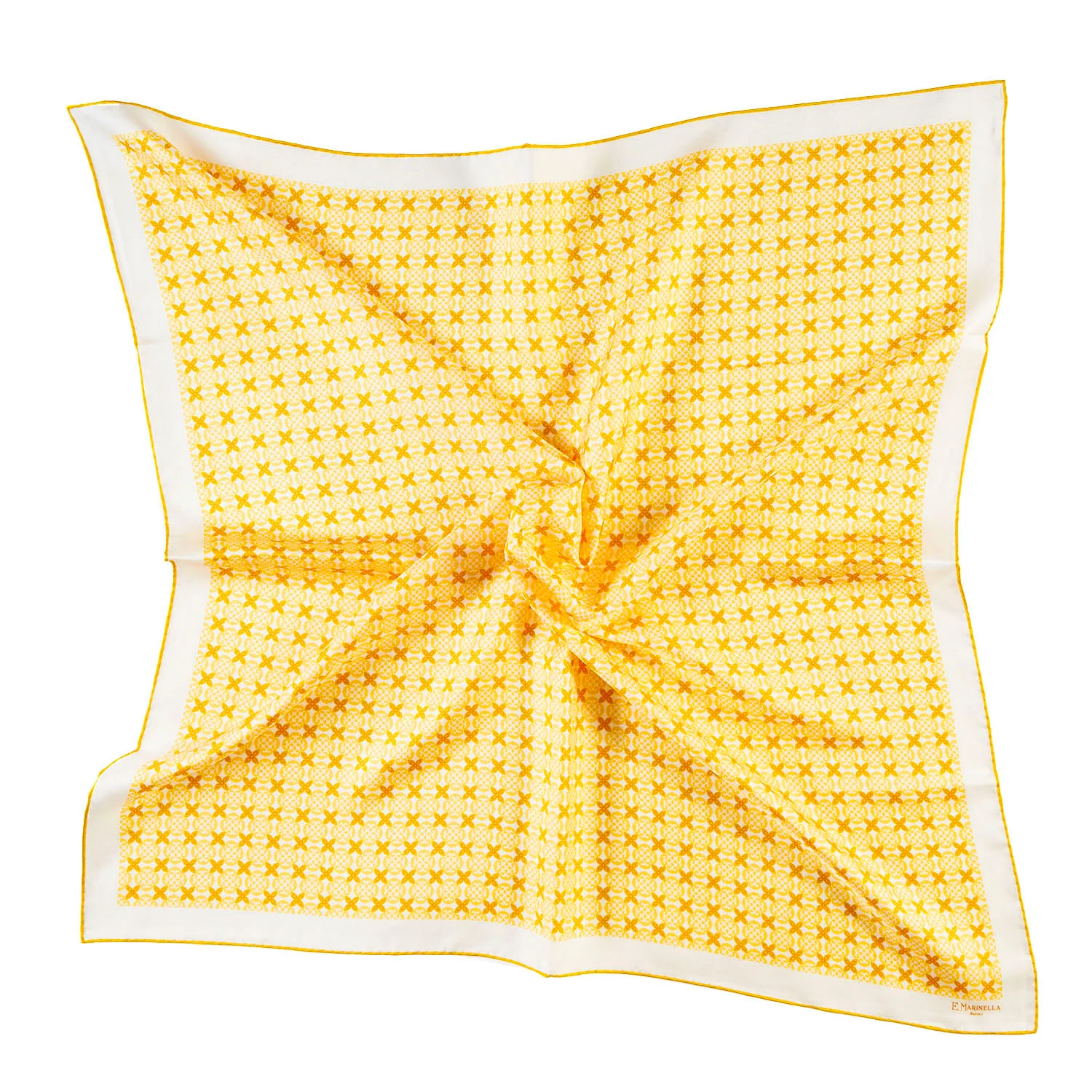 YELLOW SILK SCARF 90 - Image 4