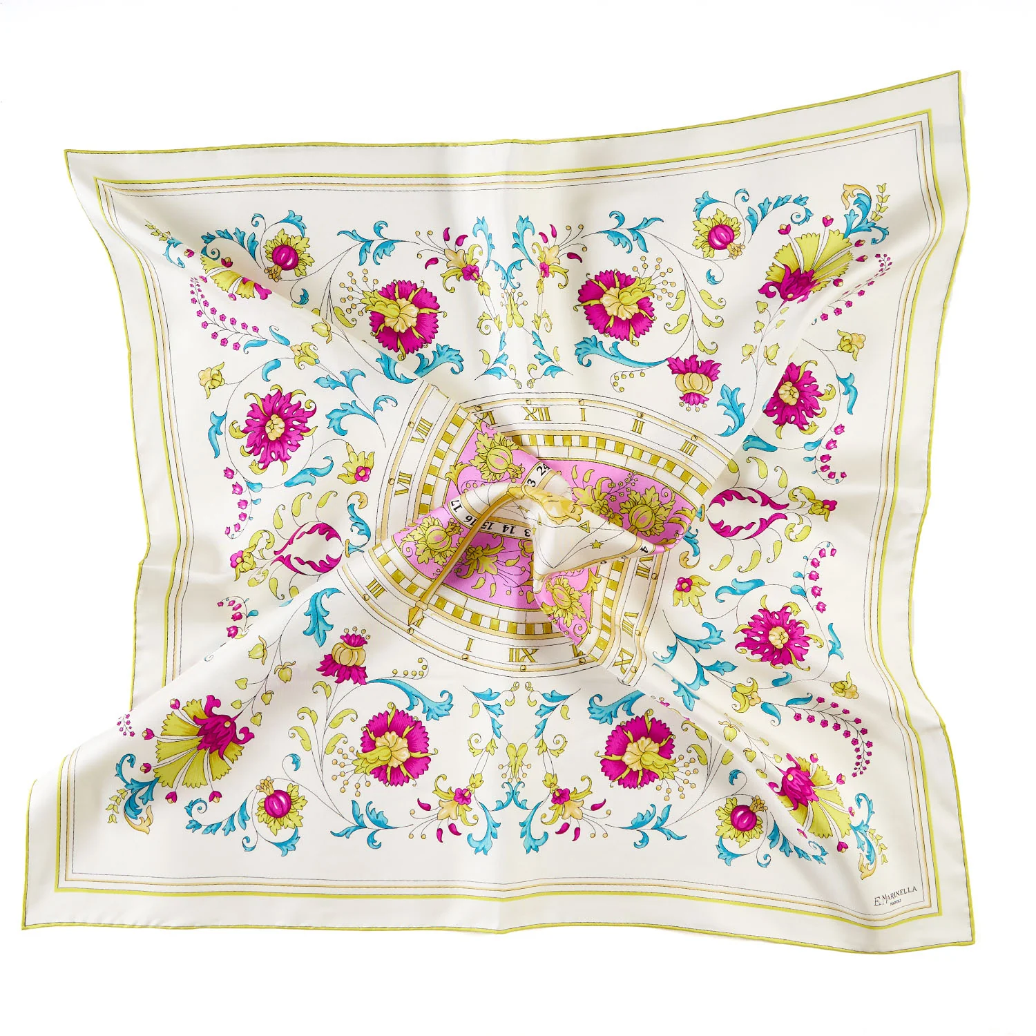 YELLOW SILK SCARF 90 - Image 2