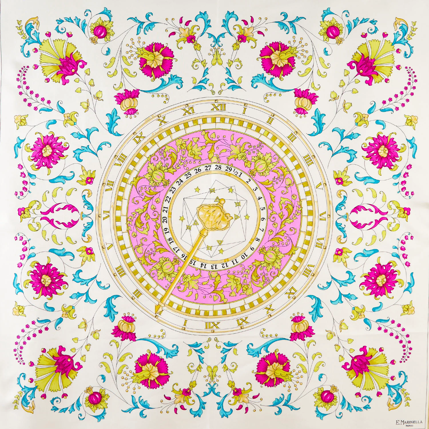 YELLOW SILK SCARF 90 - Image 4